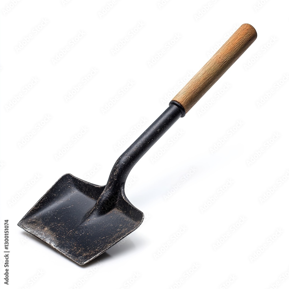 Shovel Isolated on White Background: Essential Tool for Digging and Gardening Shovel Isolated on White Background: Essential Tool for Digging and Gardening
