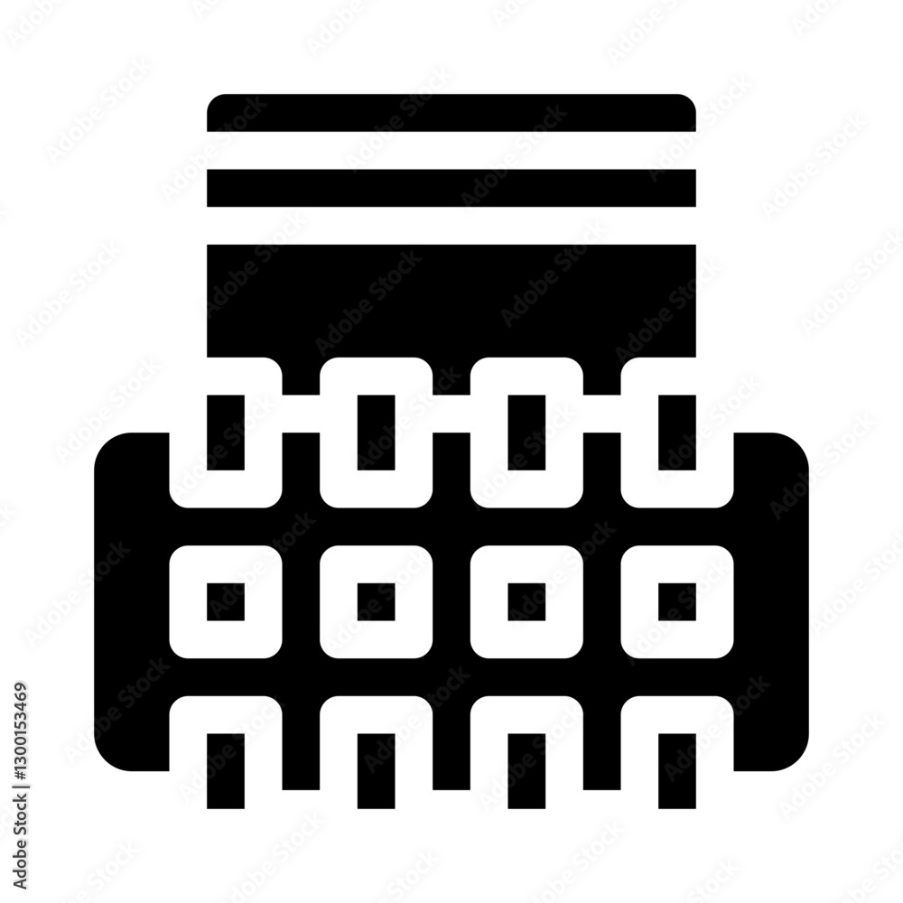 Foam Roller for Muscle Therapy glyph icon Foam Roller for Muscle Therapy glyph icon