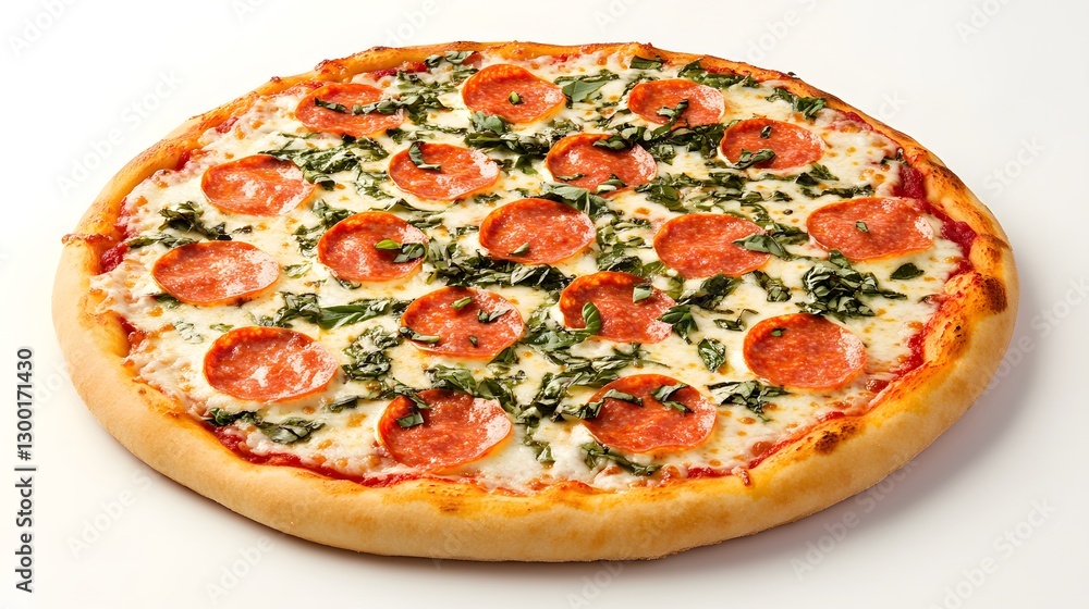 Margherita pizza with fresh basil, embodying simplicity and authentic Italian flavors.
Margherita pizza with fresh basil, embodying simplicity and authentic Italian flavors.