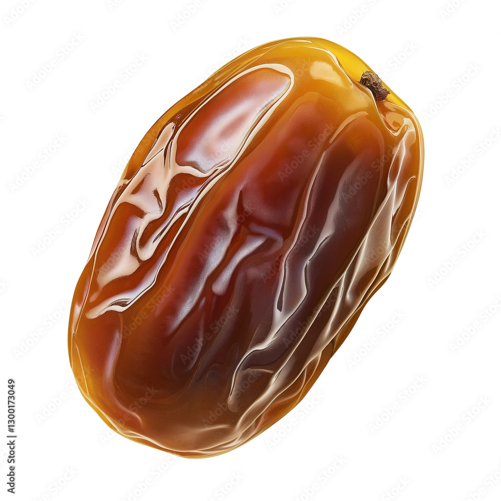 Obraz premium Isolated medjool date showcasing rich texture