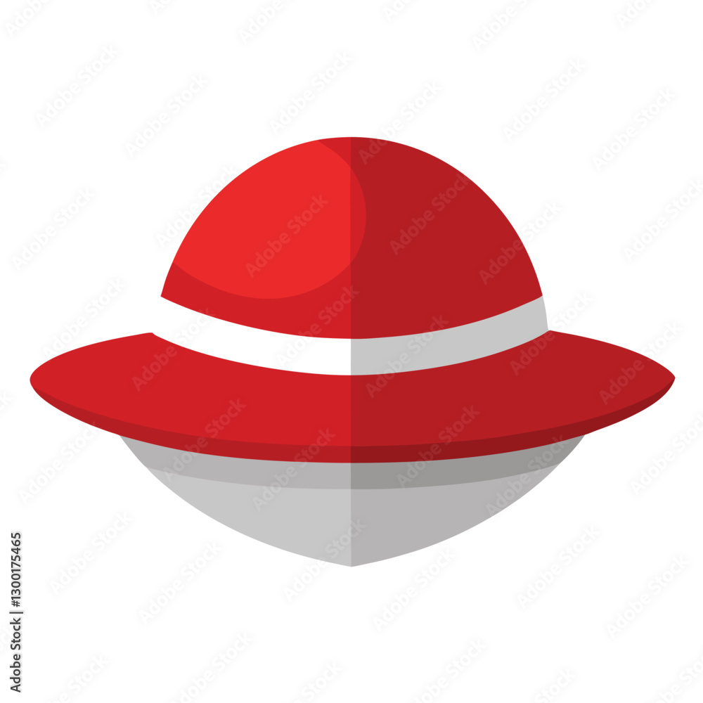Fototapeta premium colorful hat vector image on white background 