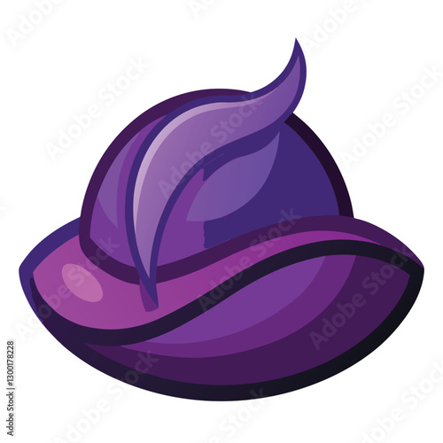 colorful hat vector image on white background 