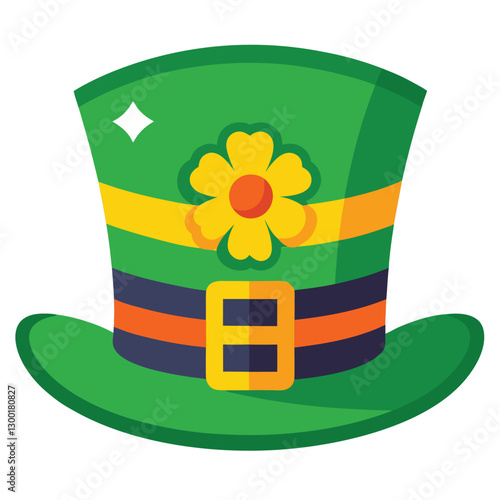 colorful hat vector image on white background 