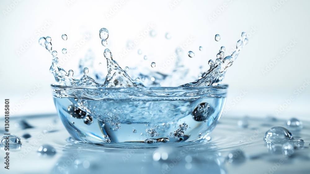 The image reveals the raw power and beauty of water, showing it splashing, flowing, and swirling in a captivating abstract pattern that emphasizes the dynamic nature of liquid in motion The image reveals the raw power and beauty of water, showing it splashing, flowing, and swirling in a captivating abstract pattern that emphasizes the dynamic nature of liquid in motion