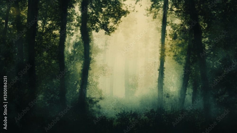 Obraz premium Abstraction of nature – fantasy forest