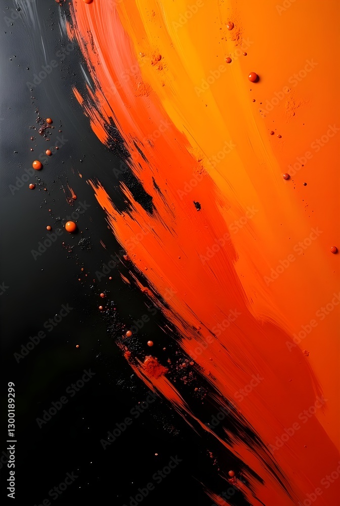 Expressive Abstract Artwork with Vivid Orange and Dramatic Depth
Expressive Abstract Artwork with Vivid Orange and Dramatic Depth