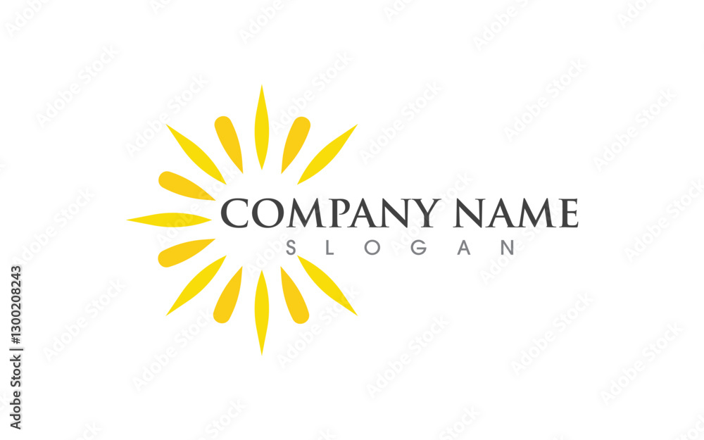 Sun concept Vector illustration Icon Logo Template design Sun concept Vector illustration Icon Logo Template design
