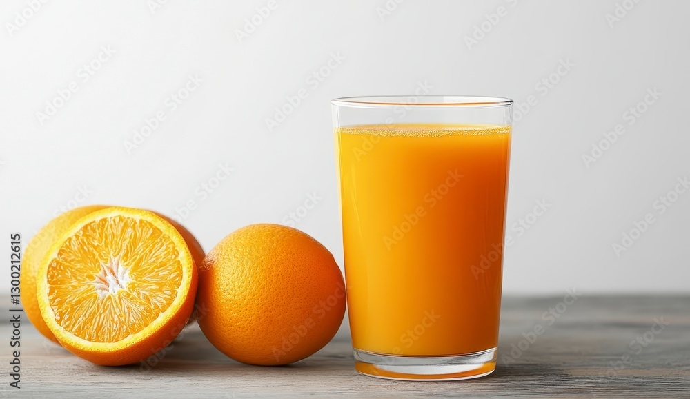 Fresh Orange Juice and Whole Oranges Fresh Orange Juice and Whole Oranges