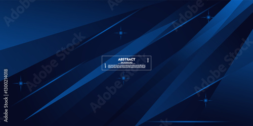 Abstract dark blue geometric triangle 3D background. Trendy shape pattern design. Vector Eps10