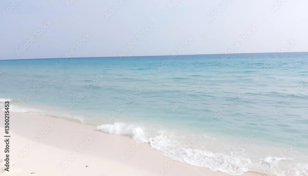 Tranquil Beach Serenity: Azure Waters and Pristine Sands Tranquil Beach Serenity: Azure Waters and Pristine Sands