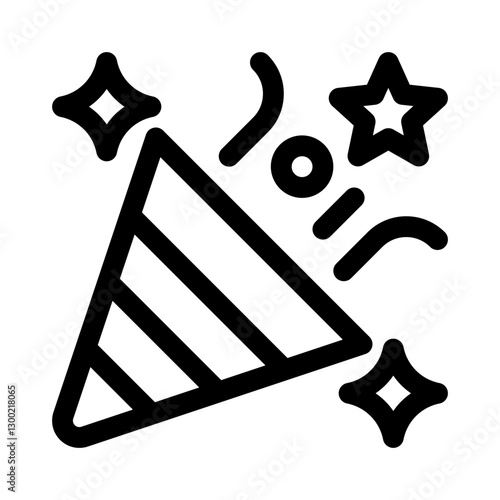 virtual celebrations line icon