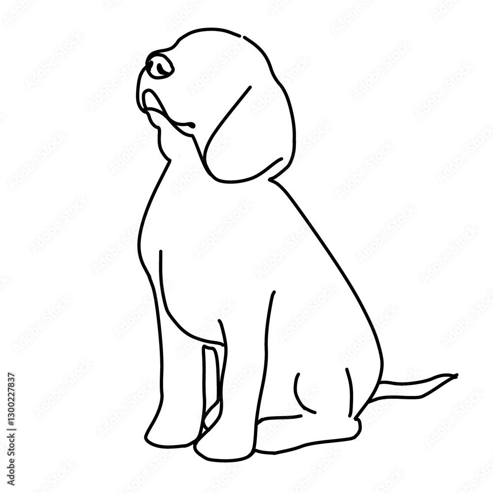 beagle puppy vector illustration beagle puppy vector illustration