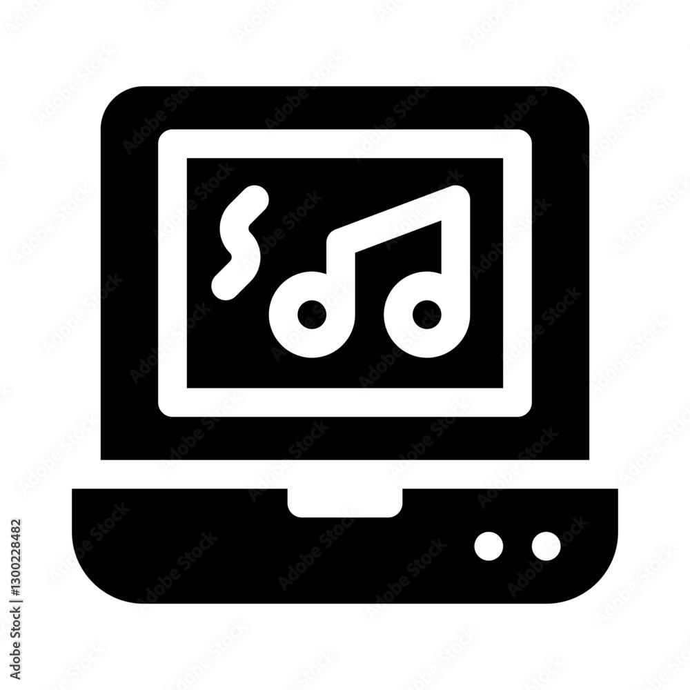 virtual celebrations glyph icon virtual celebrations glyph icon