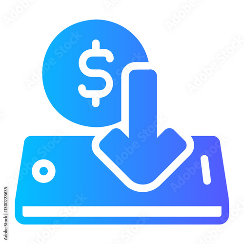 income gradient icon