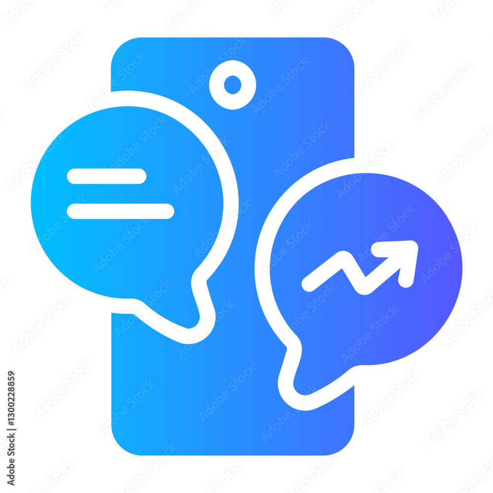 Chat gradient icon Chat gradient icon