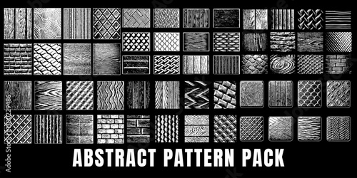 Wallpaper Mural Dark Abstract Pattern Collection - Engraved Texture Pack Torontodigital.ca