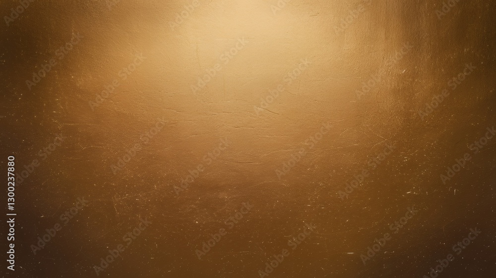 Gold textured surface background with subtle lighting gradients