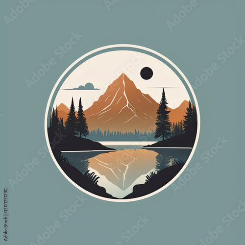 illustration landscape logo