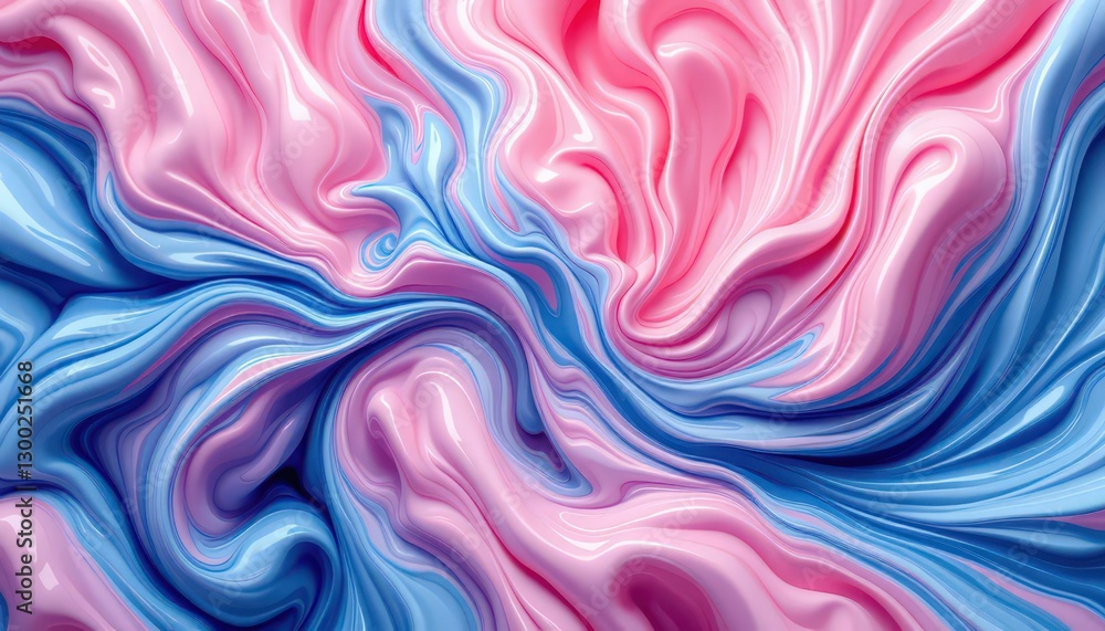 Abstract Swirling Pink and Blue Liquid Texture Background Abstract Swirling Pink and Blue Liquid Texture Background