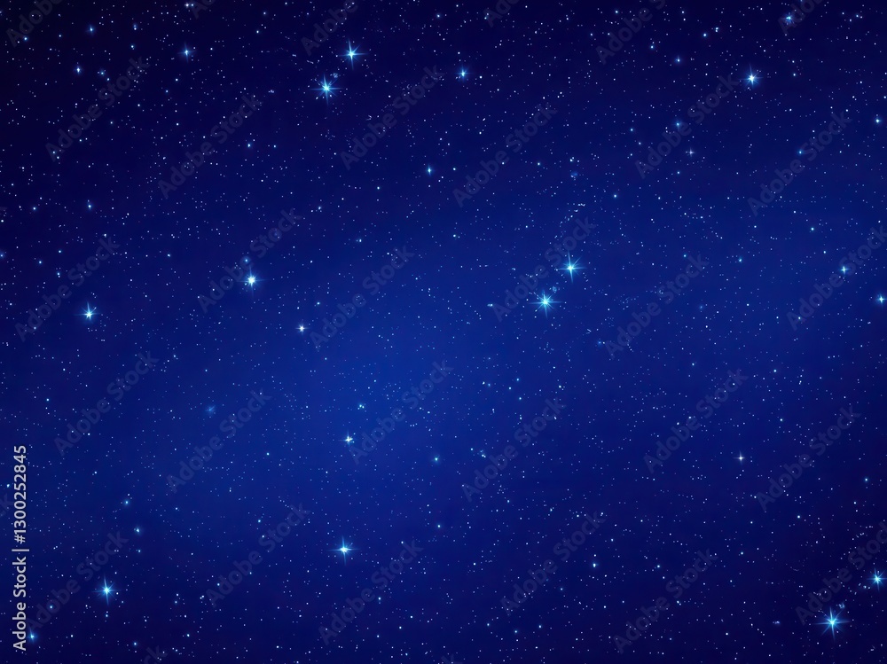 Obraz premium Night Sky with Bright Stars