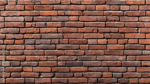Close Up Of Weathered Red Brick Wall Texture Pattern Background