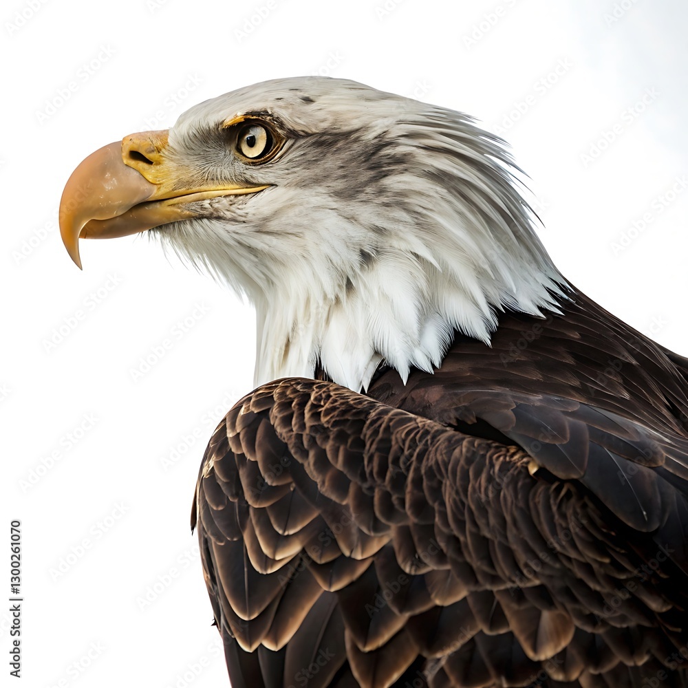 bald eagle standing tall with its sharp features and bold expression, representing the epitome of wildlife power bald eagle standing tall with its sharp features and bold expression, representing the epitome of wildlife power