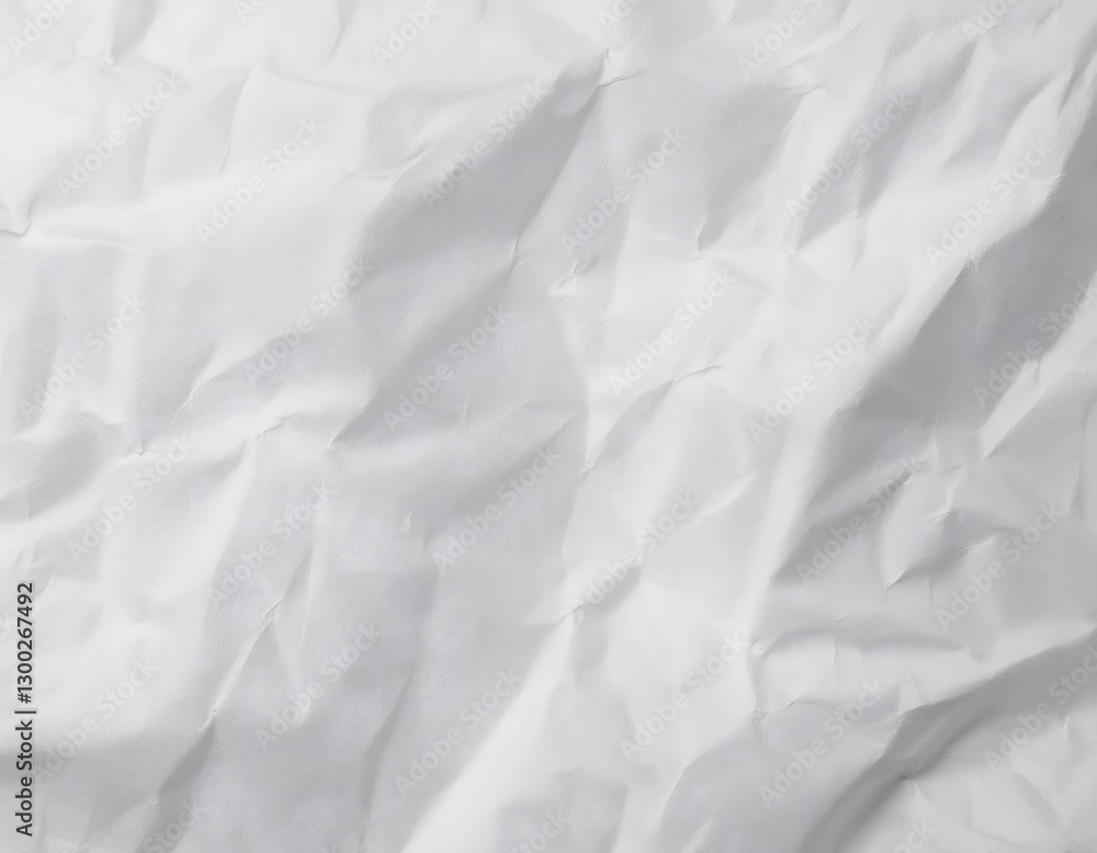 Crumpled White Paper Texture Crumpled White Paper Texture