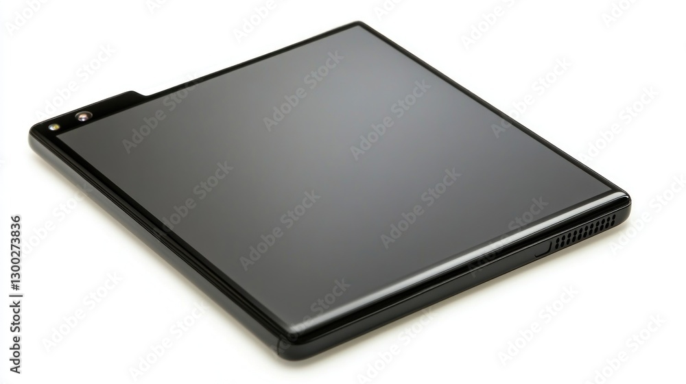 Black phone battery isolated on white Black phone battery isolated on white