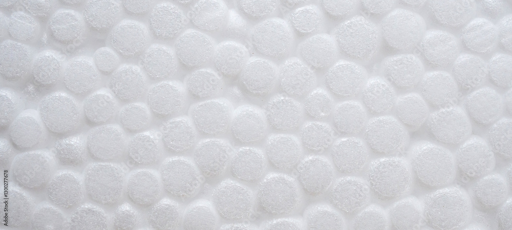 Naklejka premium White polystyrene foam texture background