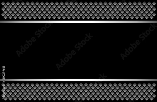 Silver black metal backgrou...