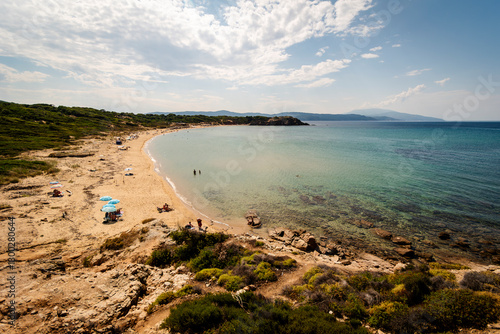 Fototapeta Naklejka Na Ścianę i Meble -  Skiatos, in the Sporades Islands. Mandraki beach.