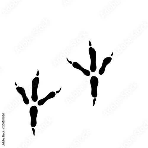 Eagle Footprint Vector 