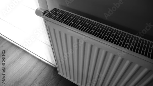 Wallpaper Mural Metal heater in a room Torontodigital.ca