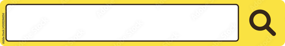 Obraz premium yellow search bar