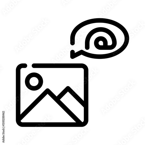 mention line icon