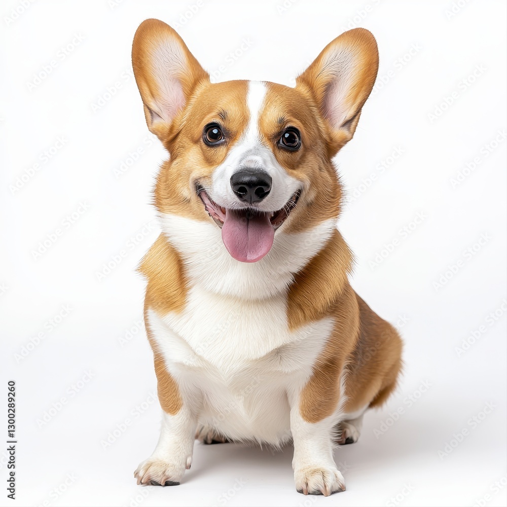 Happy dog with its tongue out, capturing the spirit of joyfulness and playfulness in a bright outdoor environment Happy dog with its tongue out, capturing the spirit of joyfulness and playfulness in a bright outdoor environment