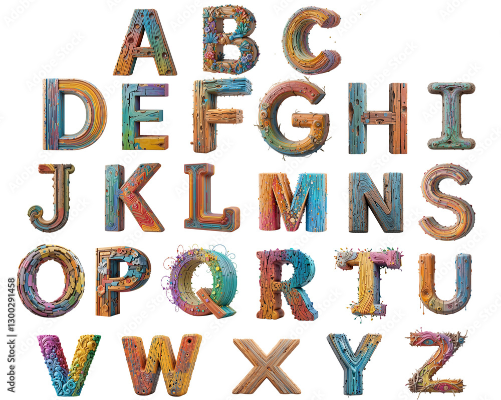wooden font a to z set png wooden font a to z set png