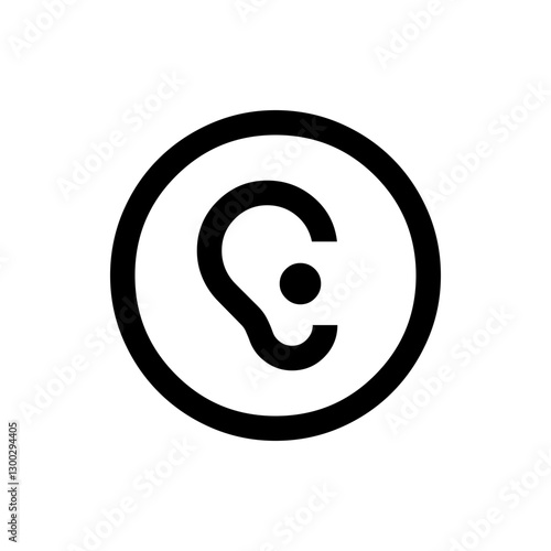 Ear in Circle
