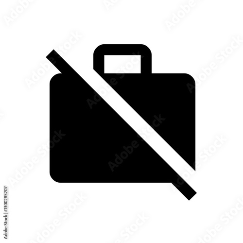 Briefcase Off Icon
