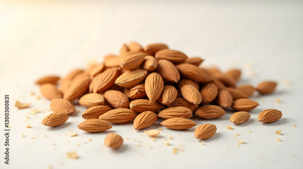 Pile of Raw Brown Almonds in Shells - Healthy Snack Food Photography Pile of Raw Brown Almonds in Shells - Healthy Snack Food Photography