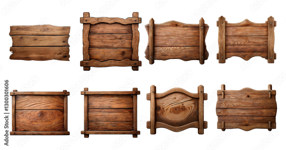 Wooden Planks and Rustic Frames for Crafting and Design Projects, Bundle Set Collection, Isolated on Transparent Background Wooden Planks and Rustic Frames for Crafting and Design Projects, Bundle Set Collection, Isolated on Transparent Background