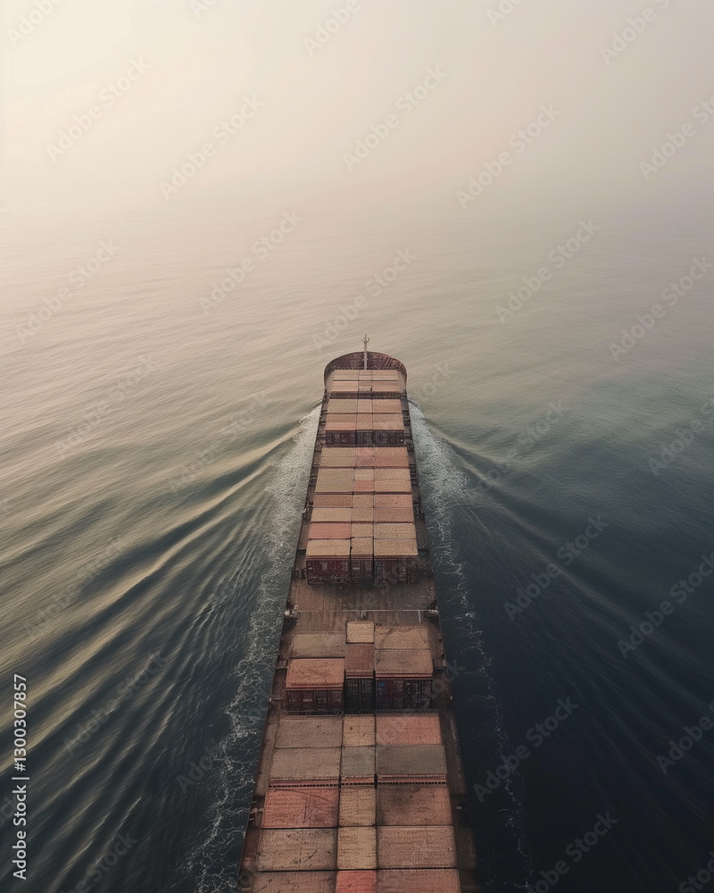 A lighter carrier on the ocean a massive vessel ca_004 A lighter carrier on the ocean a massive vessel ca_004