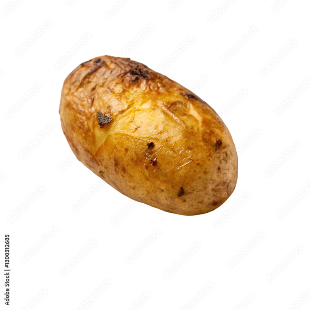 Roasted potato isolated on transparent background Roasted potato isolated on transparent background