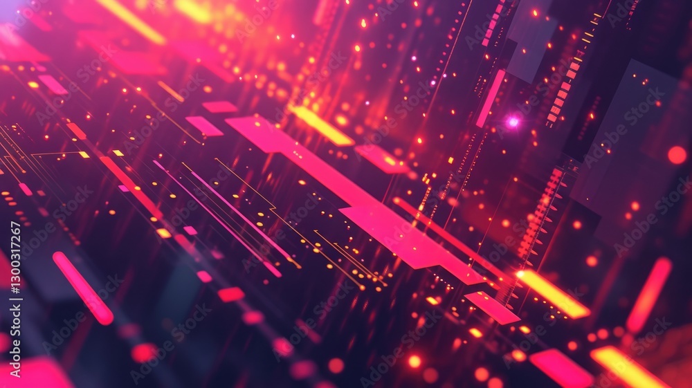 This abstract technological background features vibrant colors and geometric shapes, ideal for Web3 events and digital imagery, enhancing modern visual projects. This abstract technological background features vibrant colors and geometric shapes, ideal for Web3 events and digital imagery, enhancing modern visual projects.