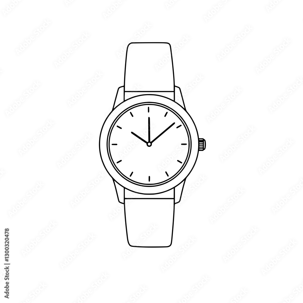 Elegance in Time: A sleek wristwatch, with a classic design, perfect for adding a touch of sophistication to any attire. Featuring a clean, timeless aesthetic. Elegance in Time: A sleek wristwatch, with a classic design, perfect for adding a touch of sophistication to any attire. Featuring a clean, timeless aesthetic.