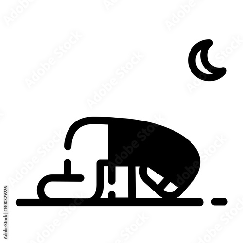Praying Icon Design	