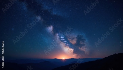 Wallpaper Mural Vast, dark night sky filled with countless stars , mysterious, nebula, stellar Torontodigital.ca