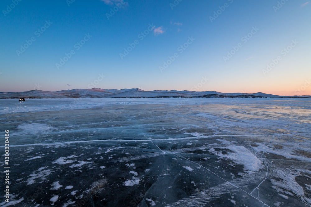 Fototapeta premium Lake Baikal in winter