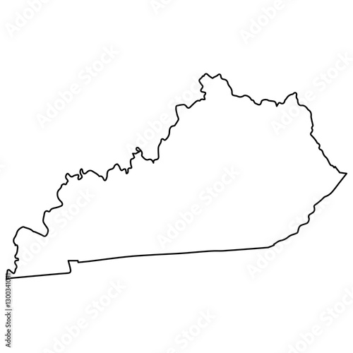 Sleek Kentucky Outline Mini...