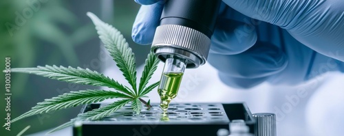 Cannabis Oil Extraction Laboratory Research Process